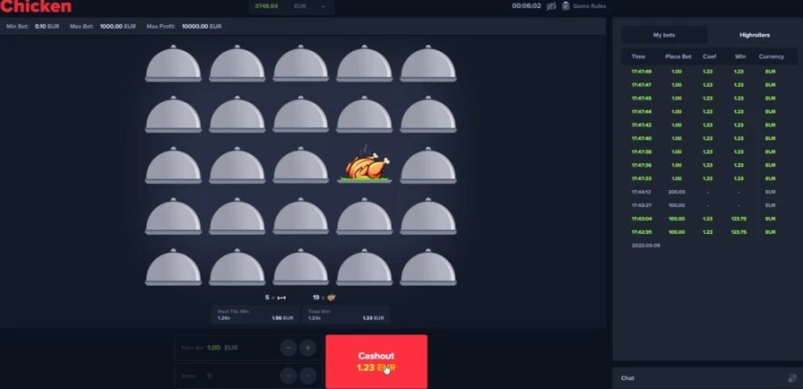Giocare al Gioco Del Pollo Online